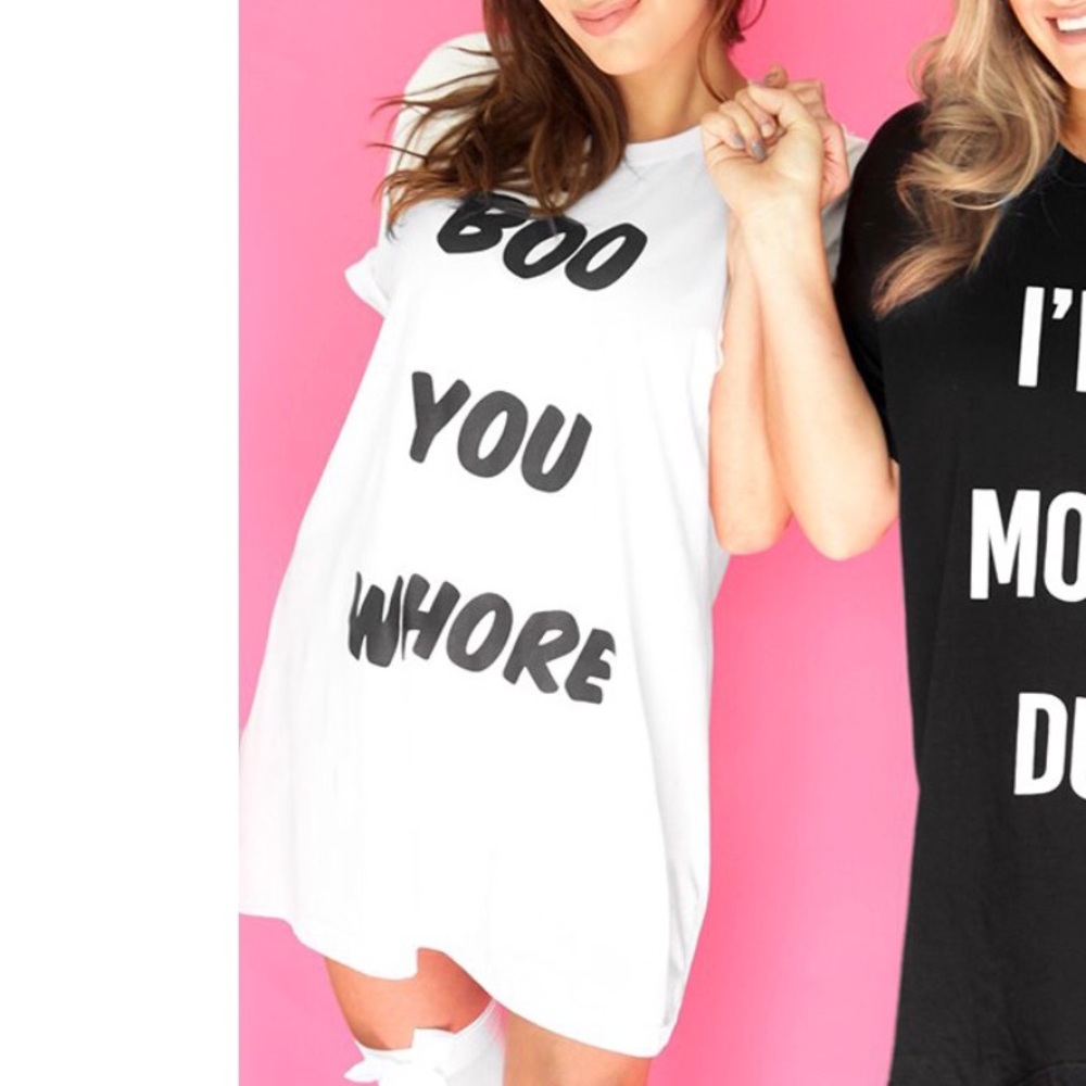 Betches oversized white T-shirt. NWT. Never worn